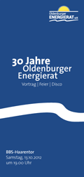 Flyer 30 Jahre Energierat